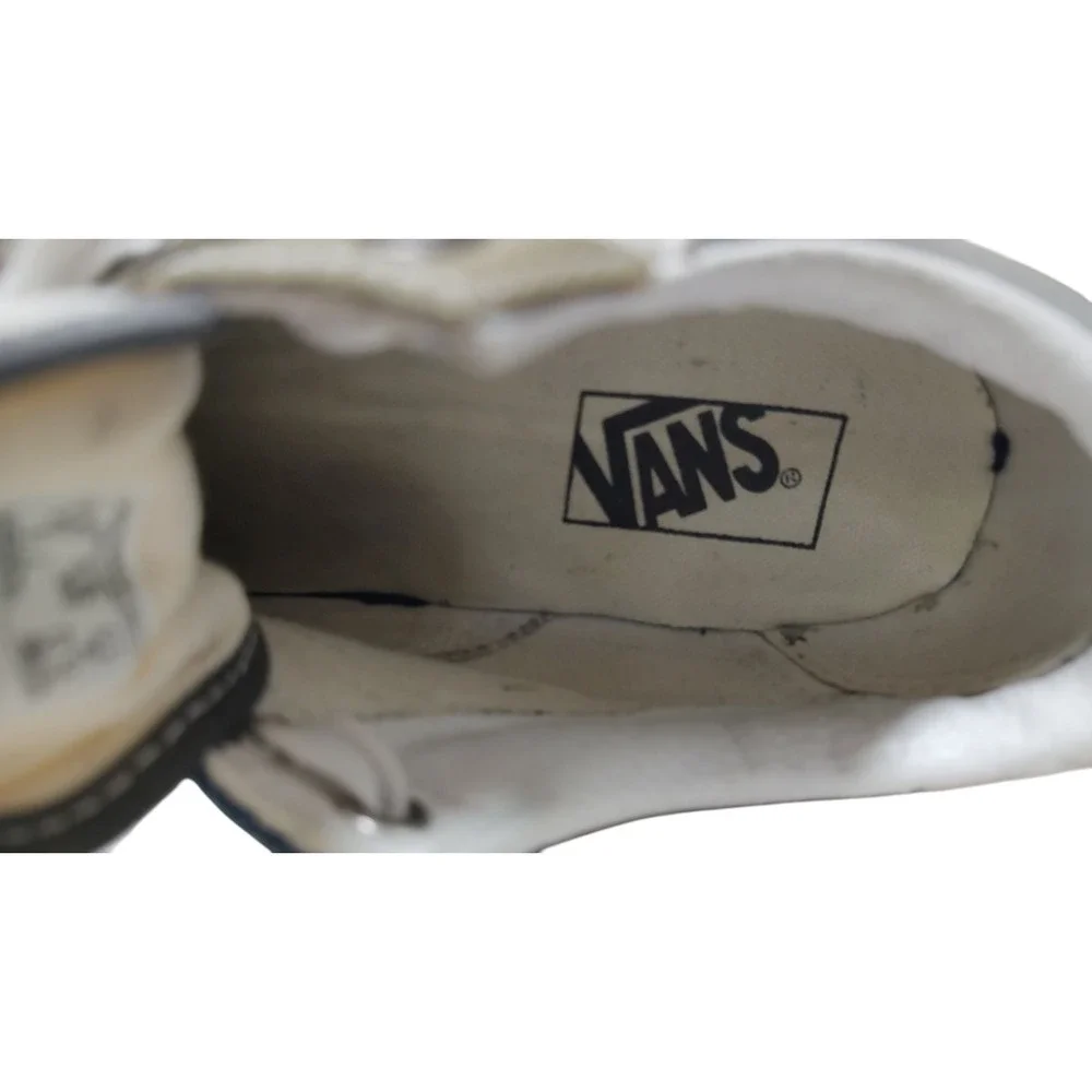Vans‎ Old Skool Sneakers Patchwork Camo Fuzzy Olive Denim Shoes Womens Size 7.5